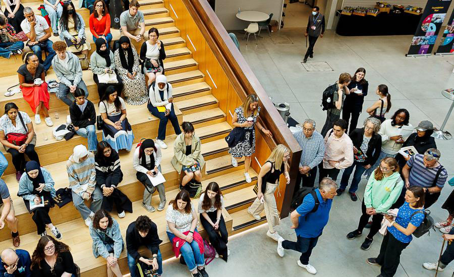 Students in a lecture hall