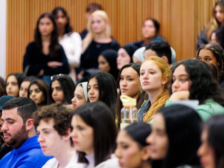 An attentive class of students